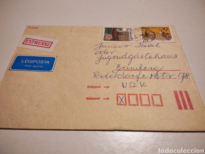Sellos: Sobre con sellos Hungr&iacute;a - Foto 1