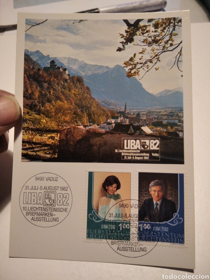 Sellos: Tarjeta Maxima Liechtenstein - Foto 1