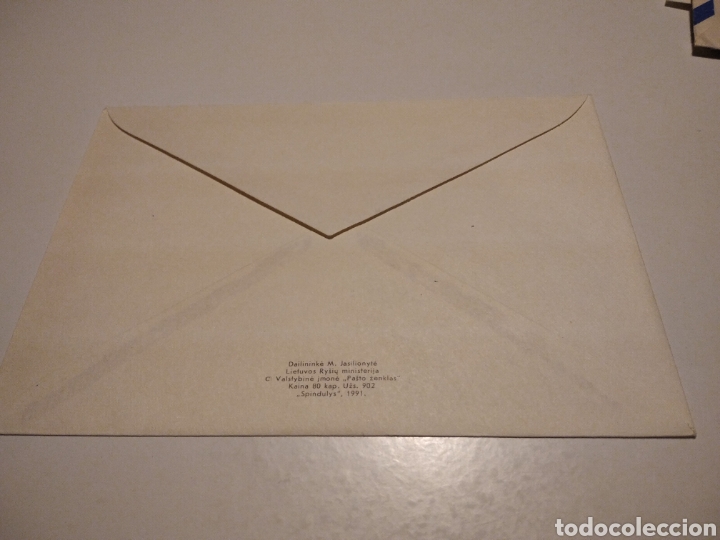 Sellos: Sobre entero postal Lituania - Foto 2