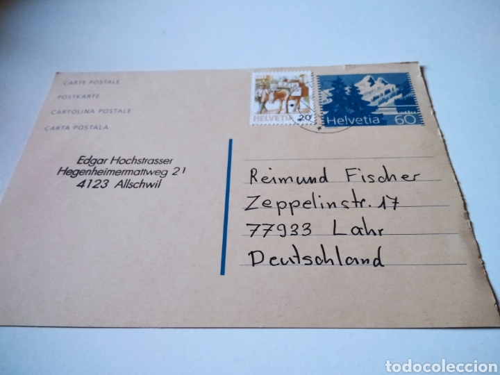 Sellos: Entero postal Suiza - Foto 1