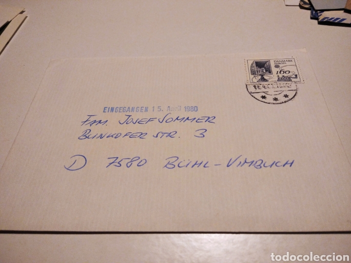 Sellos: Sobre Dinamarca - Foto 1