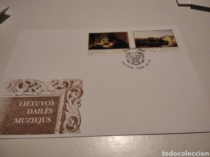Sellos: Sobre primer d&iacute;a Lituania - Foto 1