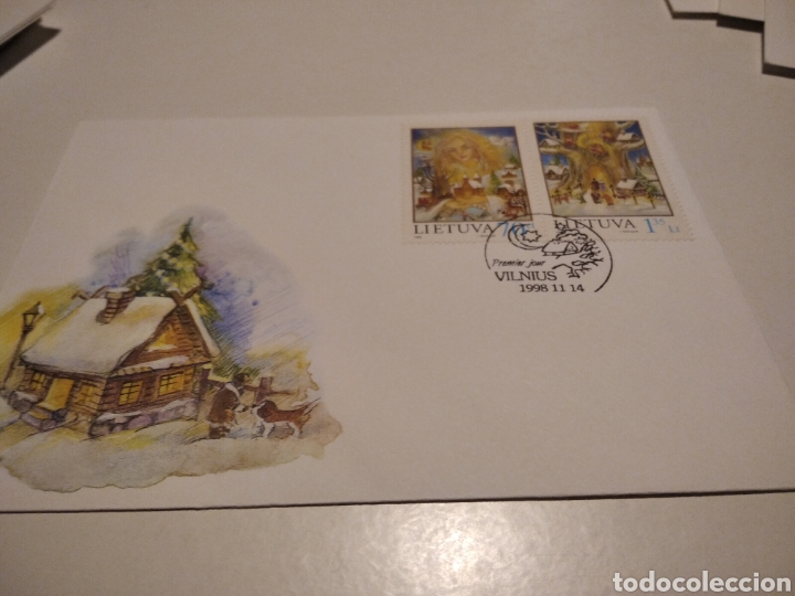 Sellos: Sobre primer d&iacute;a Lituania - Foto 1