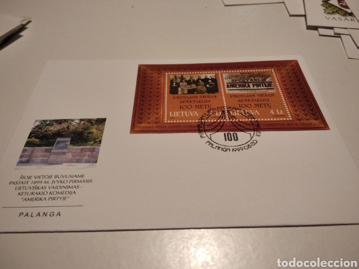 Sellos: Sobre primer d&iacute;a Lituania - Foto 1