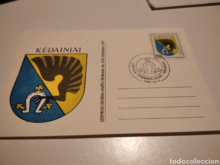 Sellos: Tarjeta maxima Lituania - Foto 1