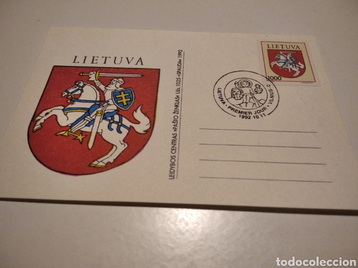 Sellos: Tarjeta Maxima Lituania - Foto 1