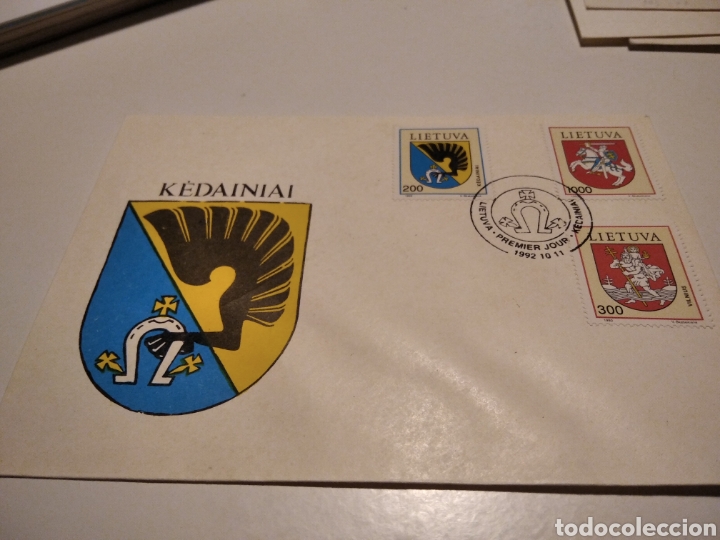 Sellos: Sobre primer d&iacute;a Lituania - Foto 1