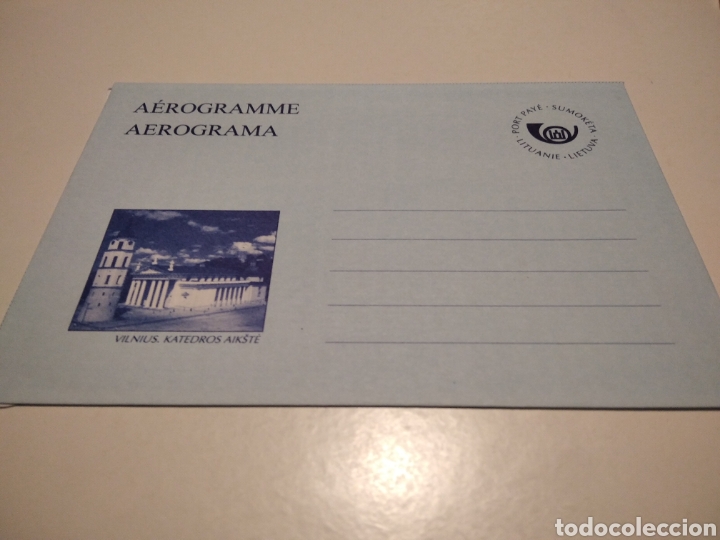 Sellos: Aerograma Lituania - Foto 1