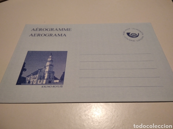 Sellos: Aerograma Lituania - Foto 1