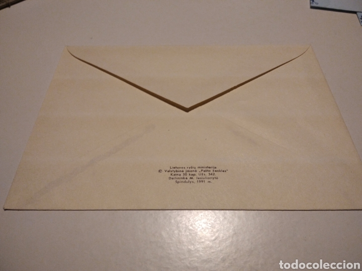Sellos: Sobre entero postal Lituania - Foto 2
