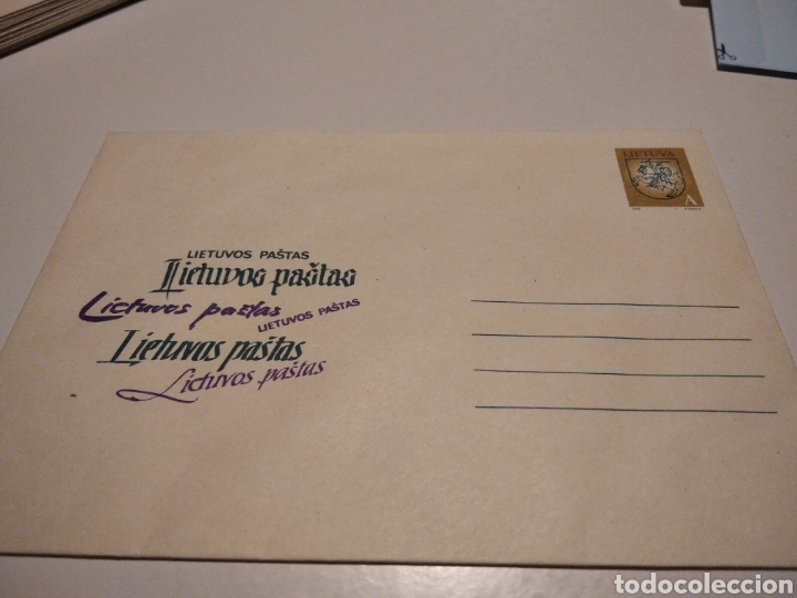 Sellos: Sobre entero postal Lituania - Foto 1