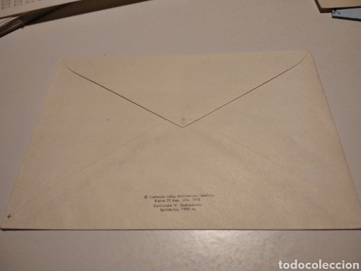 Sellos: Sobre entero postal Lituania Navidad - Foto 2