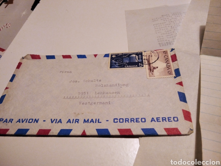 Sellos: Sobre sellos Canad&aacute; cartas - Foto 2