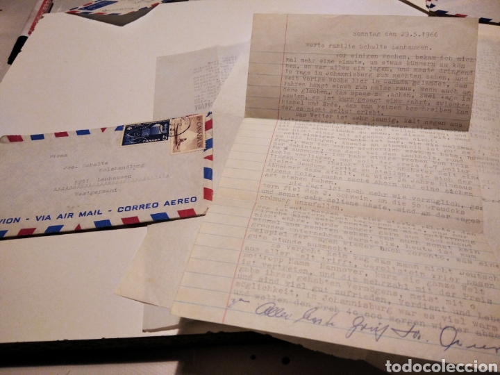 Sellos: Sobre sellos Canad&aacute; cartas - Foto 1