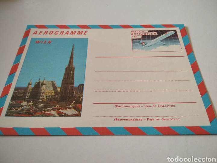 Sellos: Aerograma Wien - Foto 1