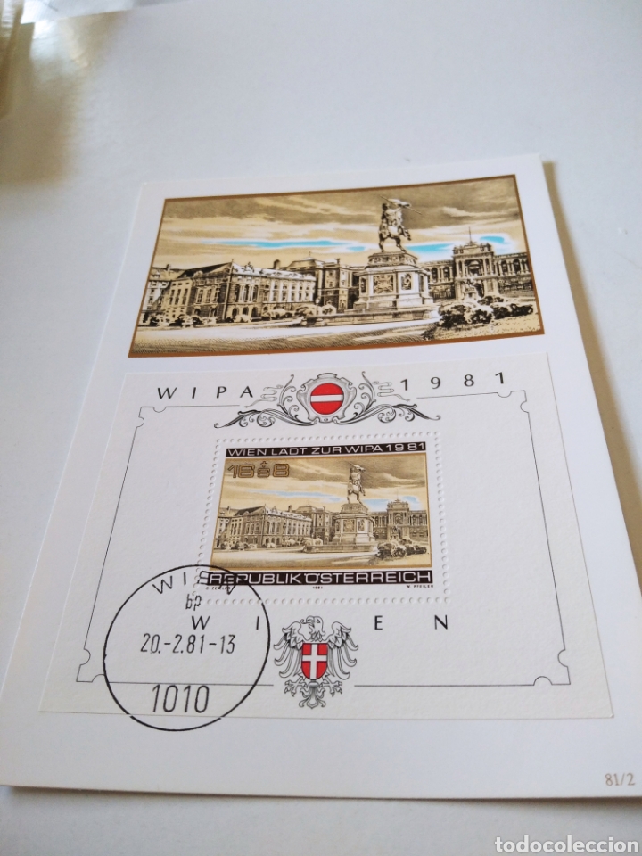 Sellos: Tarjeta Maxima Viena - Foto 1
