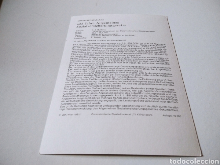 Sellos: Tarjeta Maxima Austria - Foto 2