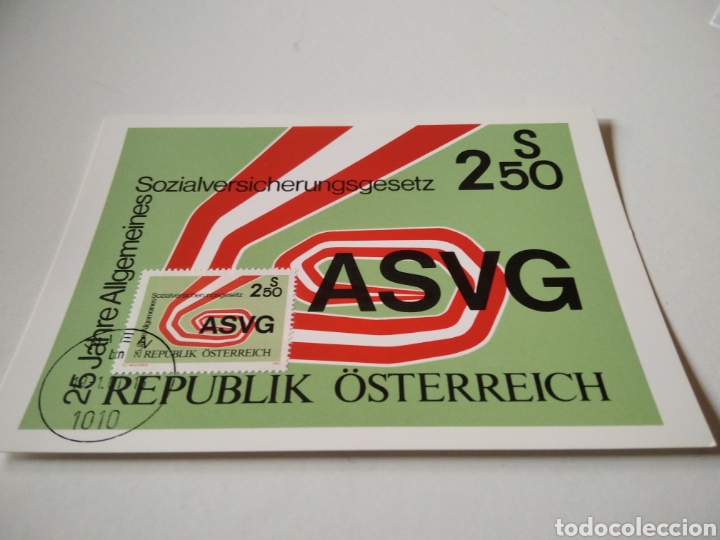 Sellos: Tarjeta Maxima Austria - Foto 1