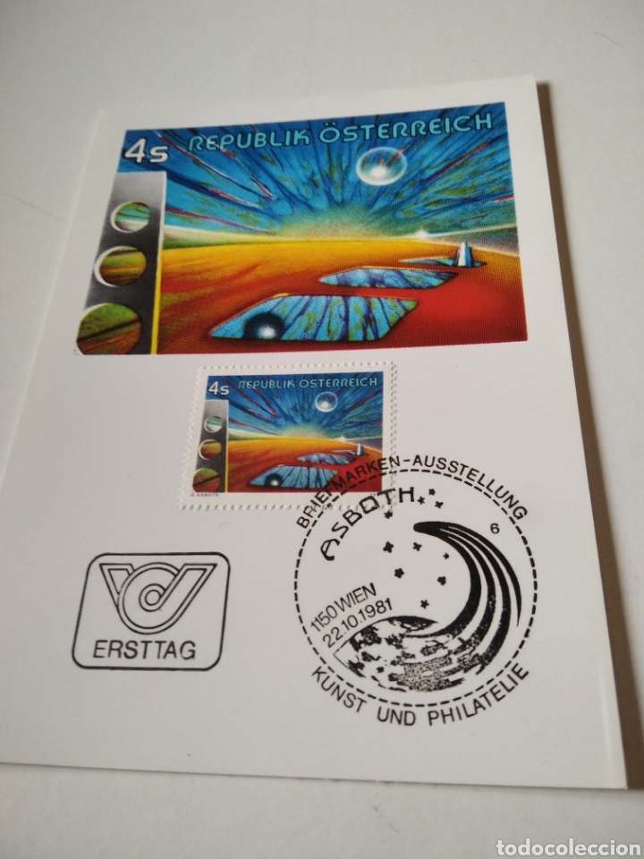 Sellos: Tarjeta Maxima Osterreich asboth - Foto 1