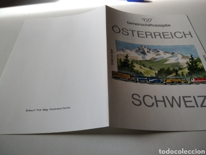 Sellos: Documento filat&eacute;lico Austria Suiza - Foto 3