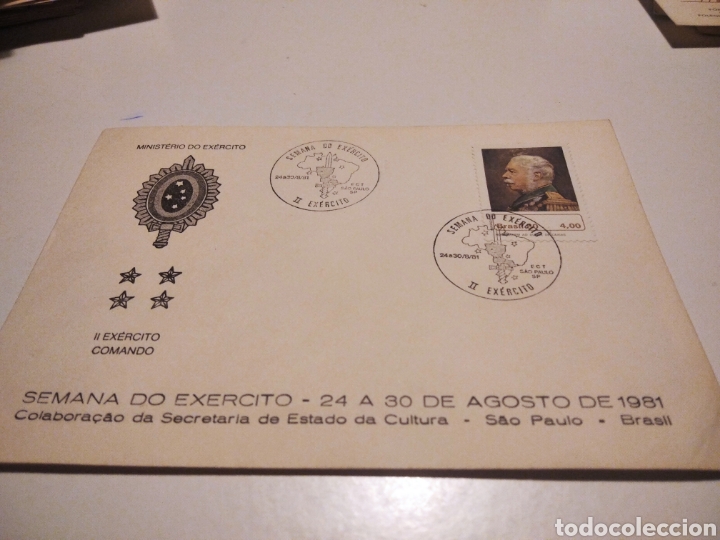 Sellos: Sobre brasil Semana del Ej&eacute;rcito - Foto 1