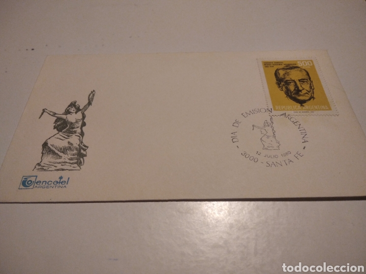 Sellos: Sobre primer d&iacute;a Argentina - Foto 1