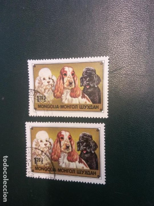 Sellos: SELLOS. MONGOLIA. PERROS - Foto 1