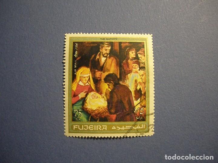 Francobolli: EMIRATOS ARABES UNIDOS - FUJEIRA - RELIGI&Oacute;N - LA NATIVIDAD.