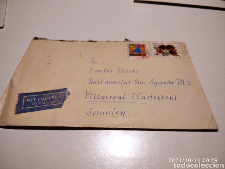 Sellos: Sobre circulado DDR - Foto 1