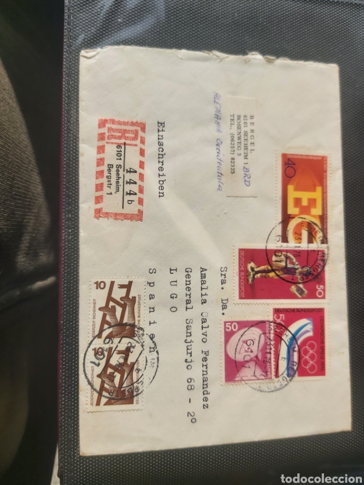 Sellos: ALEMANIA MATASELLO SOBRE - Foto 1