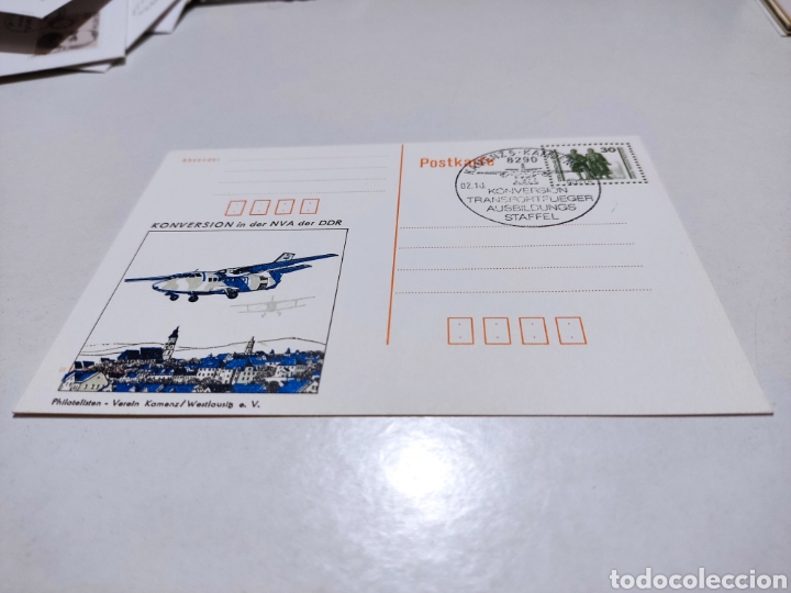 Sellos: Entero postal DDR avi&oacute;n - Foto 1
