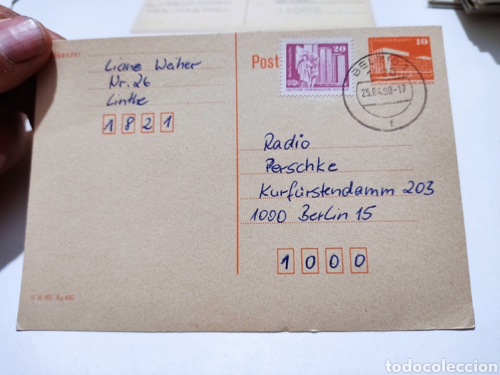 Sellos: Entero postal DDR - Foto 1