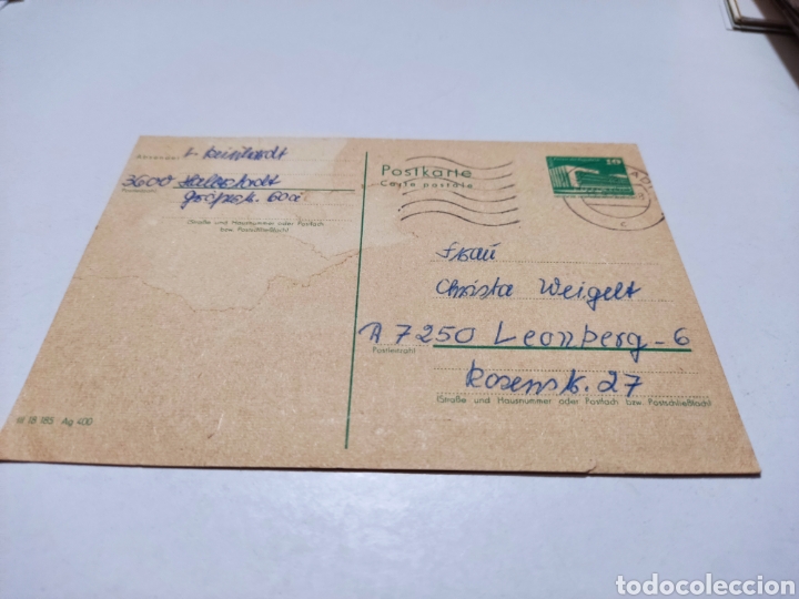 Sellos: Entero postal DDR - Foto 1