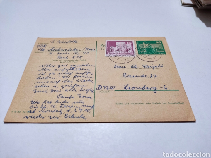 Sellos: Entero postal DDR - Foto 1