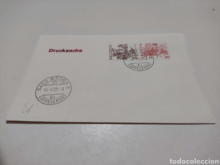 Sellos: Sobre sellos Suiza - Foto 1