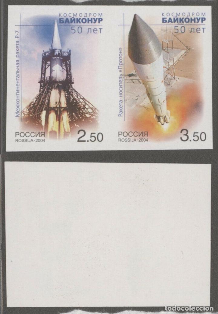 Sellos: RUSIA IMPERFORATE BAIKONOUR ESPACIO SPACE - Foto 1
