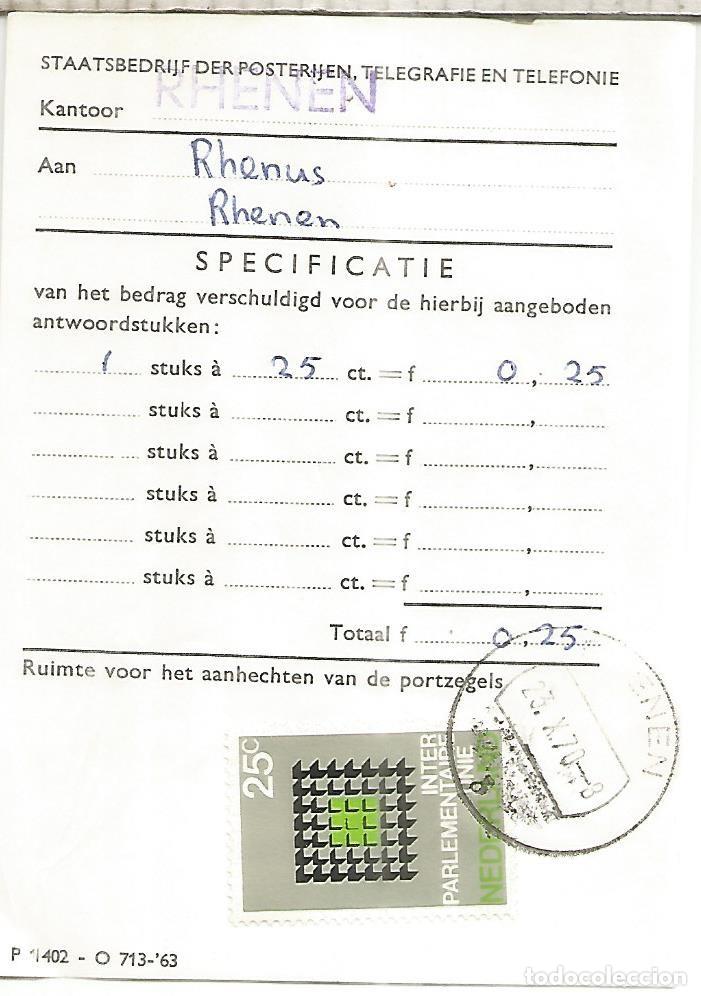 Sellos: HOLANDA RHENEN 1975 - Foto 1