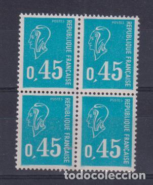 Sellos: 1971. Francia Yvert 1663 ** Lote de 4 - Foto 1