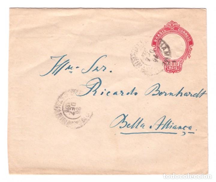 Sellos: SOBRE POSTAL DE BRASIL // CIRCULADO - Foto 1