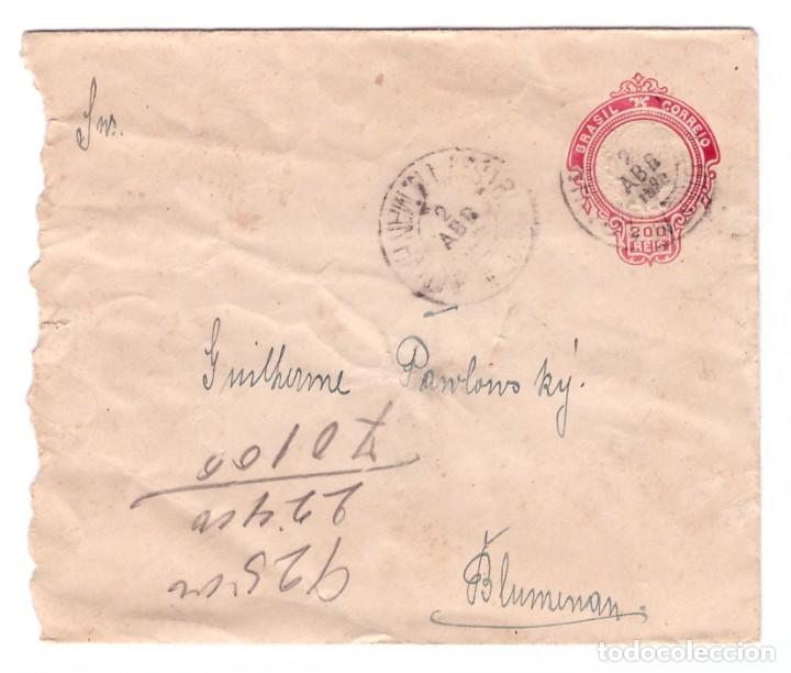 Sellos: SOBRE POSTAL DE BRASIL // CIRCULADO - Foto 1