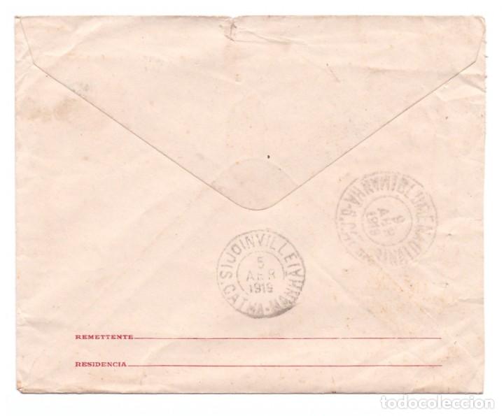Sellos: SOBRE POSTAL DE BRASIL // CIRCULADO EN 1919 - Foto 2