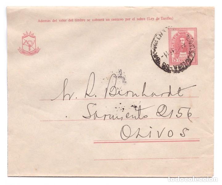 Sellos: SOBRE POSTAL DE ARGENTINA // CIRCULADO - Foto 1