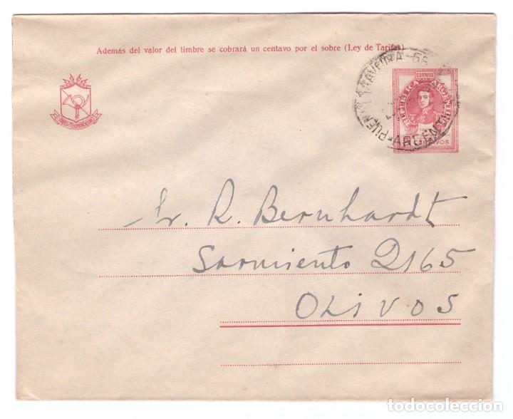 Sellos: SOBRE POSTAL DE ARGENTINA // CIRCULADO - Foto 1