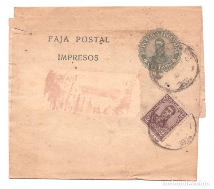 FAJA POSTAL DE ARGENTINA // CIRCULADA