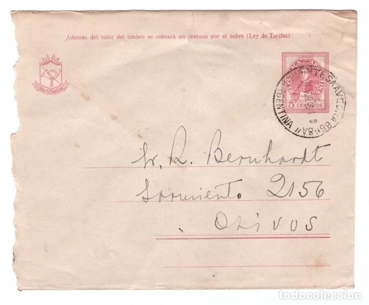 Sellos: SOBRE POSTAL DE ARGENTINA // CIRCULADO - Foto 1
