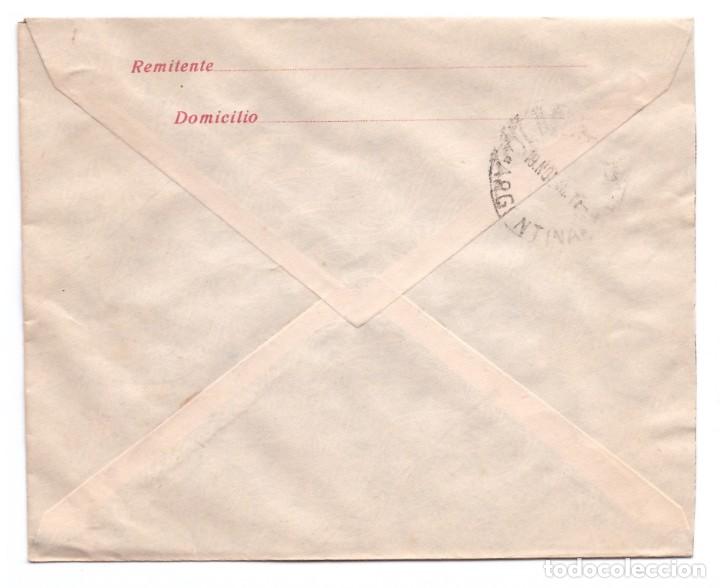 Sellos: SOBRE POSTAL DE ARGENTINA // CIRCULADO - Foto 2