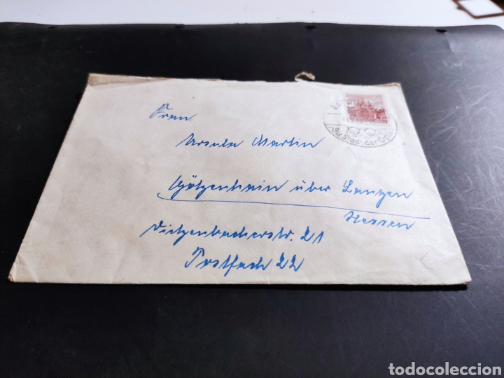 Sellos: Sobre circulado sellos DDR - Foto 1