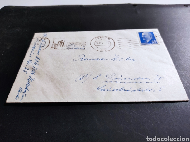 Sellos: Sobre circulado sellos DDR - Foto 1