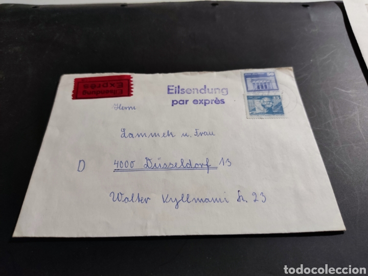 Sellos: Sobre circulado sellos DDR env&iacute;o r&aacute;pido - Foto 1
