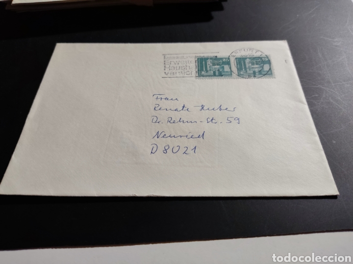 Sellos: Sobre circulado sellos DDR - Foto 1